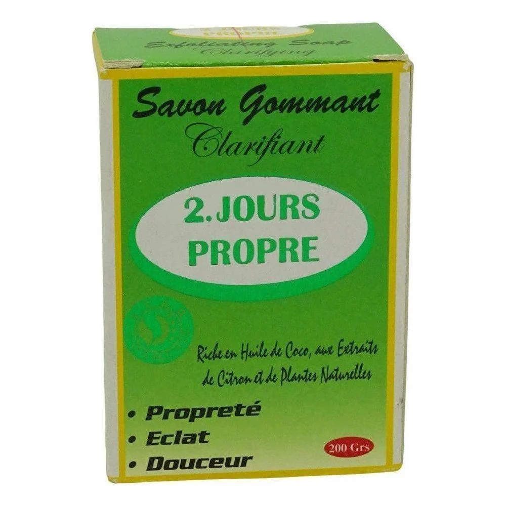 2 Jours Propre Exfoliating Clarifying Soap 200gr - Image 2