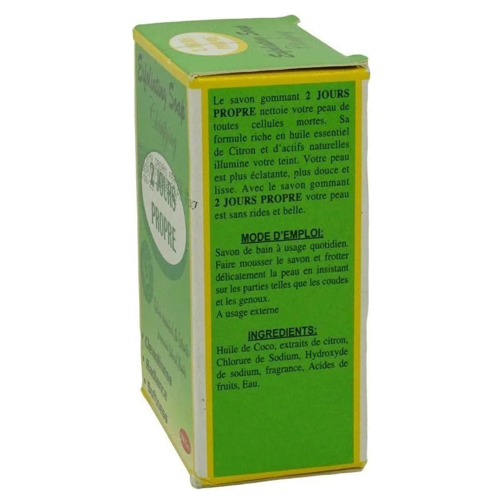 2 Jours Propre Exfoliating Clarifying Soap 200gr - Image 3