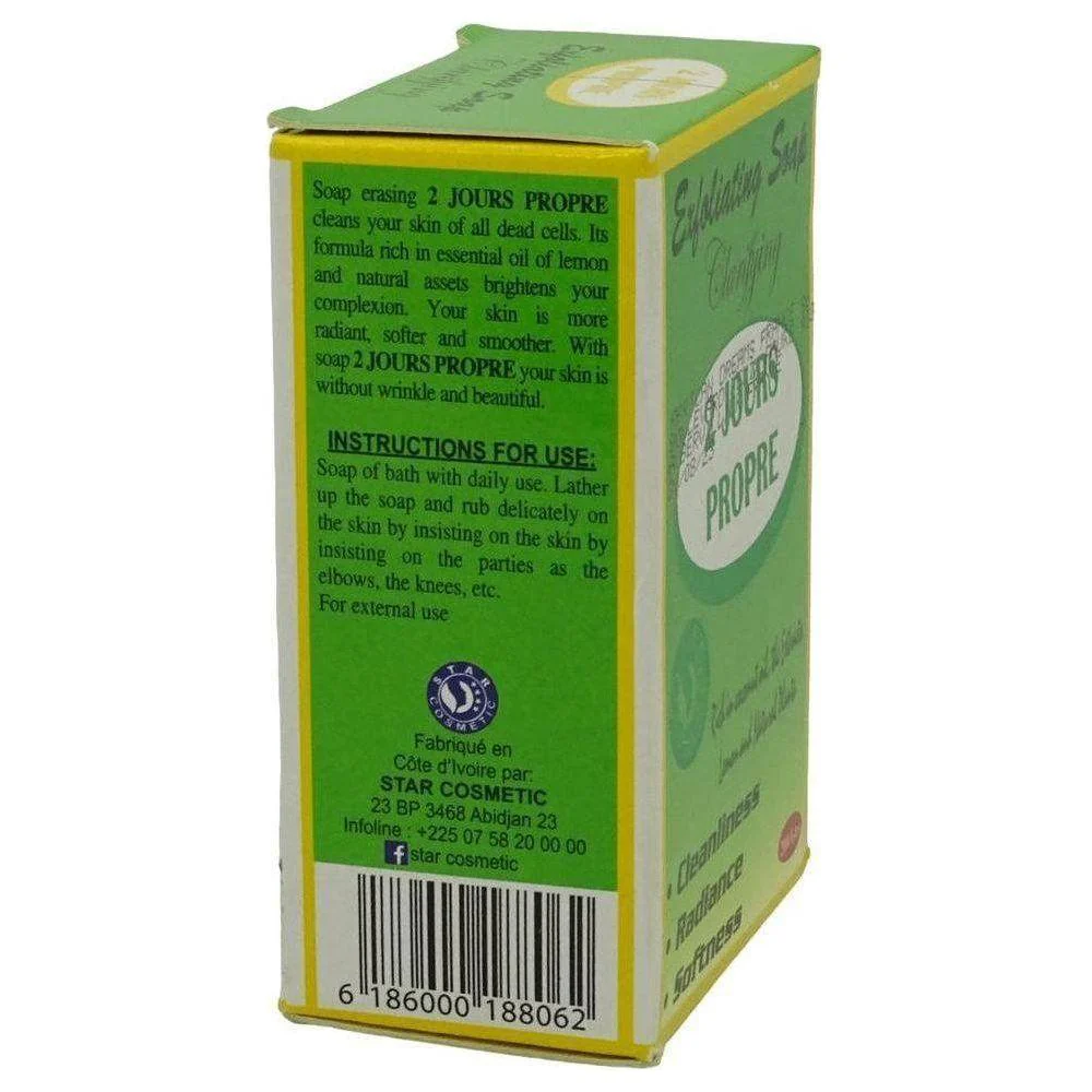 2 Jours Propre Exfoliating Clarifying Soap 200gr - Image 4