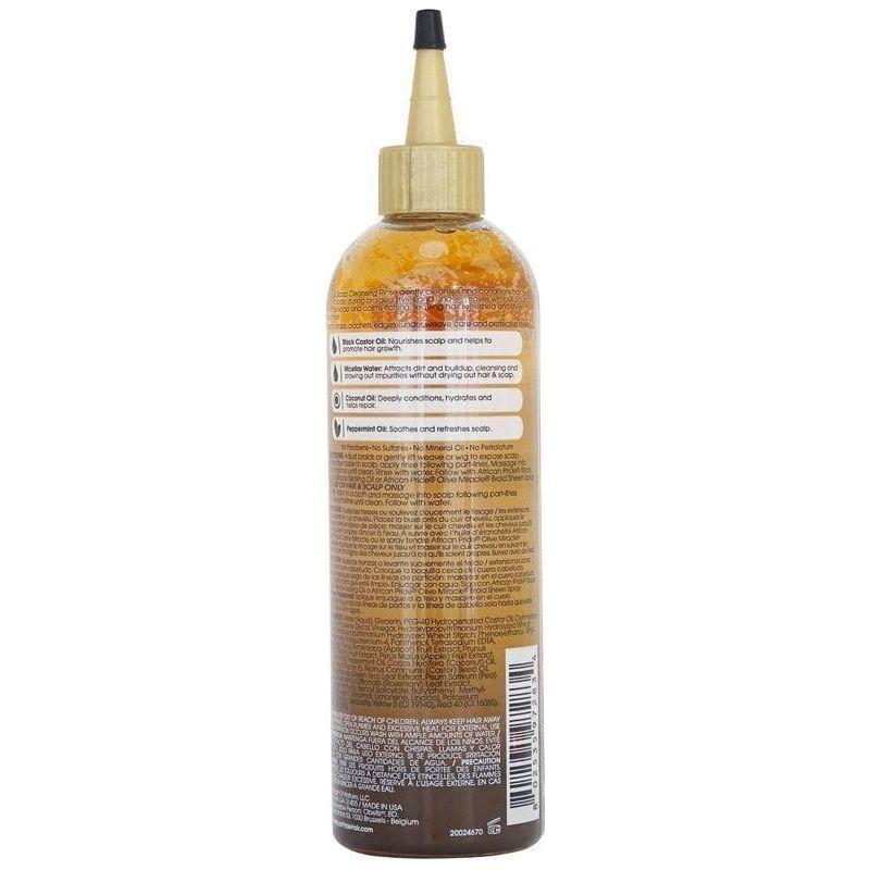African Pride Black Castor Miracle Braid & Scalp Cleansing Rinse 355ml - Image 2