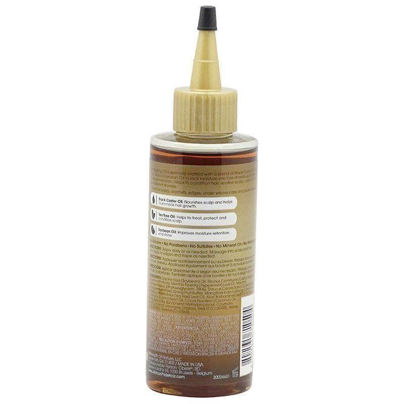 African Pride Black Castor Miracle Hair & Scalp Sealing Oil 177ml - Image 2