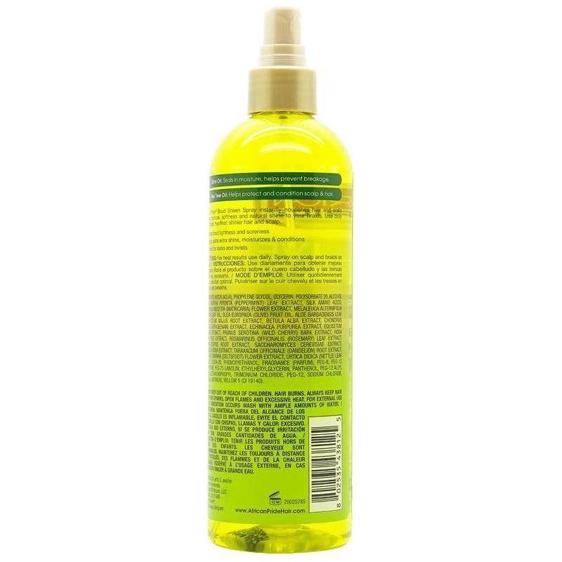 African Pride Olive Miracle Anti-Breakage Braid Sheen Spray 355ml - Image 3