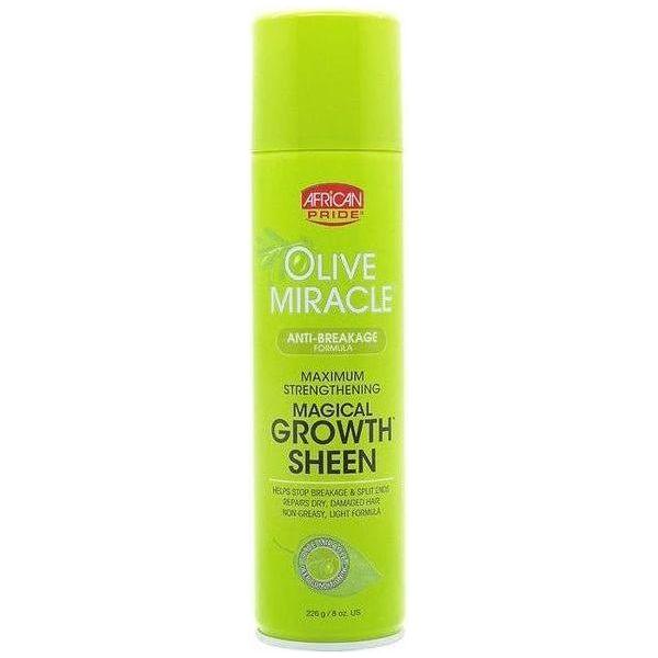 African Pride Olive Miracle Growth Sheen Spray 236ml
