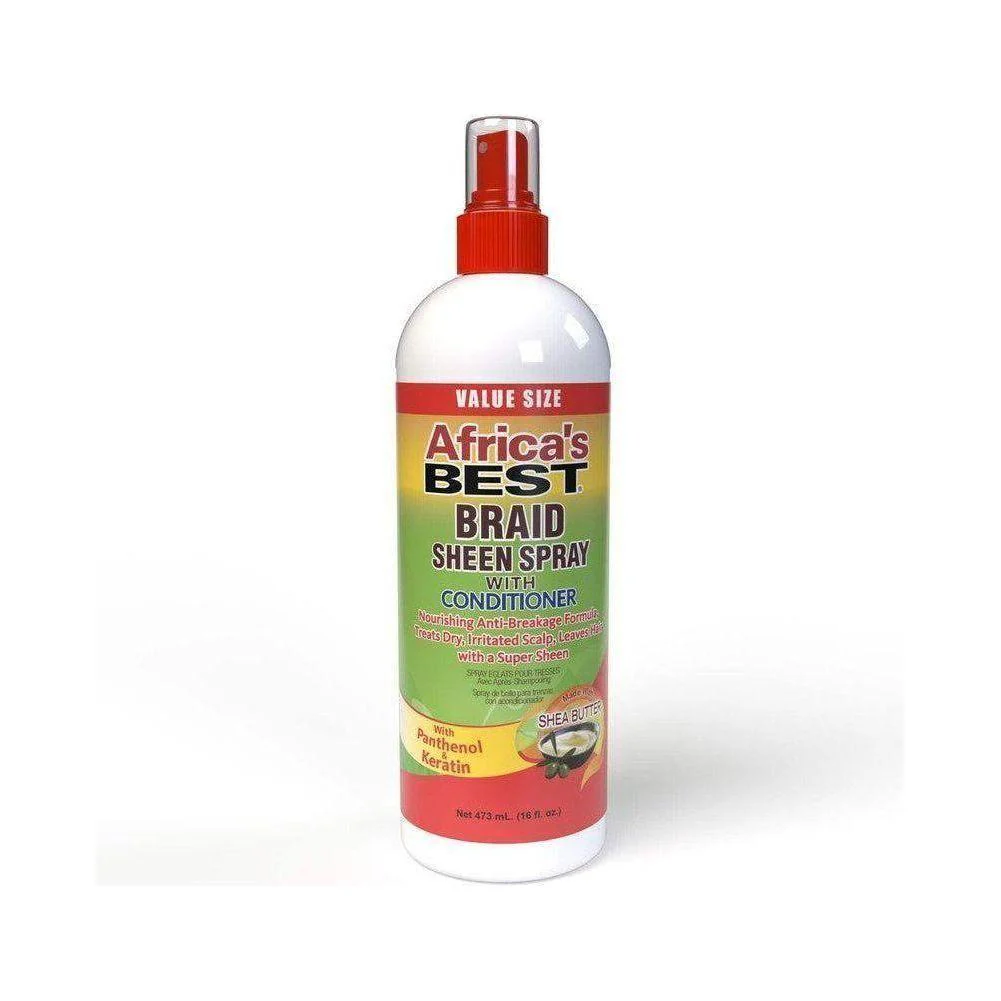 Africa's Best Braid Sheen Spray With Conditioner 473ml
