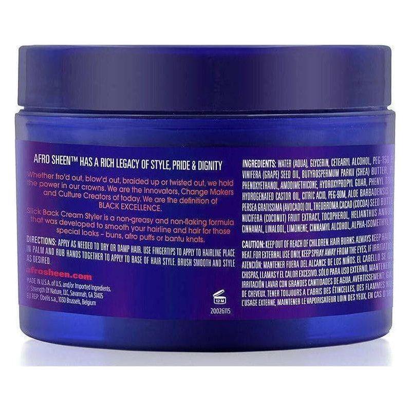 Afro Sheen Slik Back Cream Styler Extra Hold 177g - Image 3