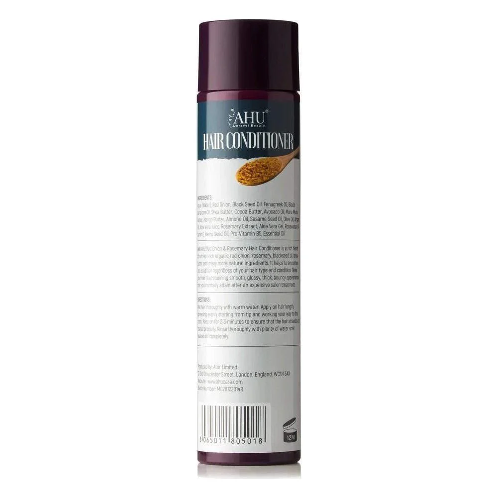 AHU Red Onion & Rosemary Hair Conditioner 300ml - Image 2