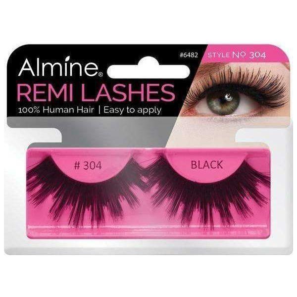 Almine Eyelashes Black 100% Remi Human hair - Image 63