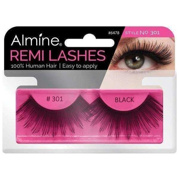 Almine Eyelashes Black 100% Remi Human hair - Image 66