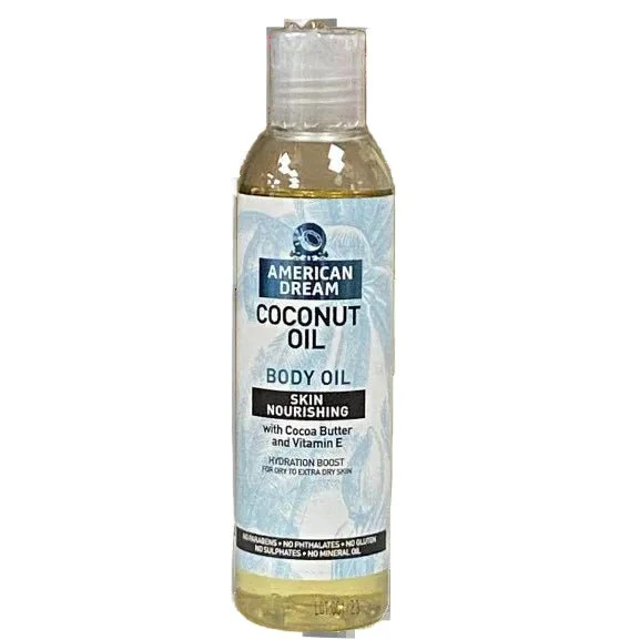 American Dream Coconut Oil Skin Nourishing Body Oil 200ml - Image 2