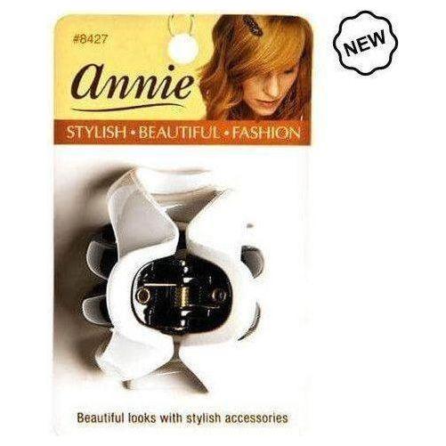 Annie Hair Clip/Haarklammer, 6,5Cm, Black&White
