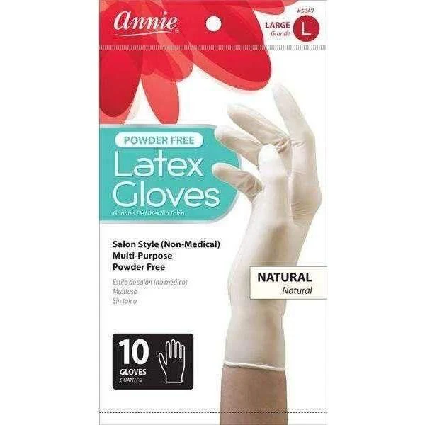 Annie Latex Gloves L 10Ct
