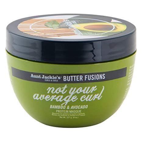 Aunt Jackie's Butter Fusions Not Your Average Curl Bamboo & Avocado Protein Masque 8 oz - Image 2