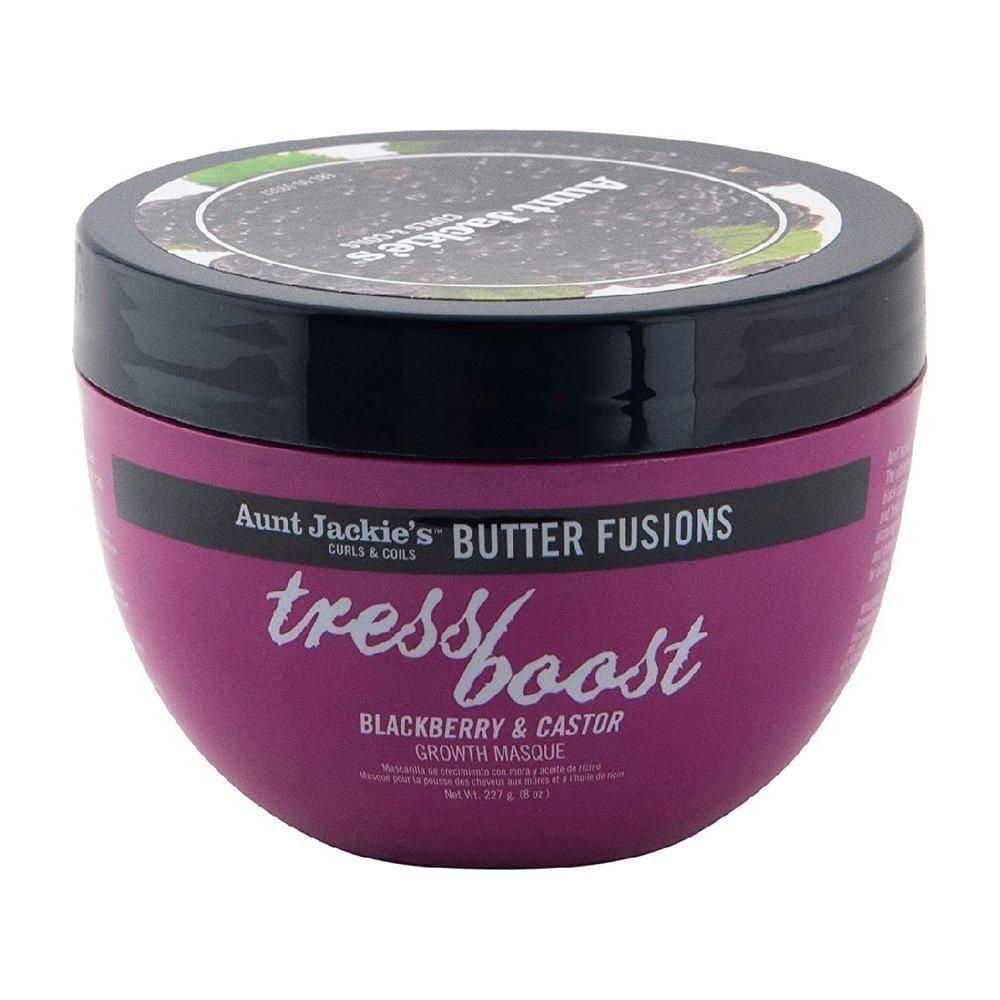 Aunt Jackie's Butter Fusions tress Boost Blackberry & Castor Masque 8oz - Image 2