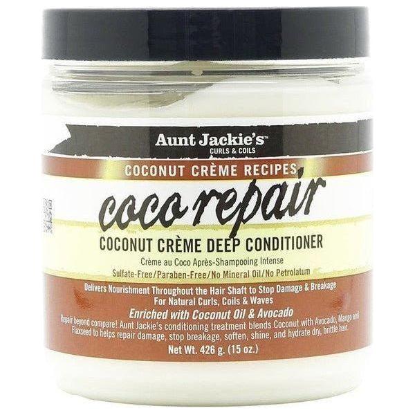Aunt Jackie's Coco Repair Coconut Creme Deep Conditioner 426g - Image 2