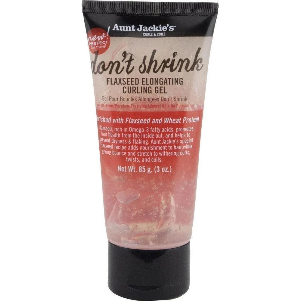 Aunt Jackie's Don't Shrink Flaxseed Elongating Curling Gel 3 oz