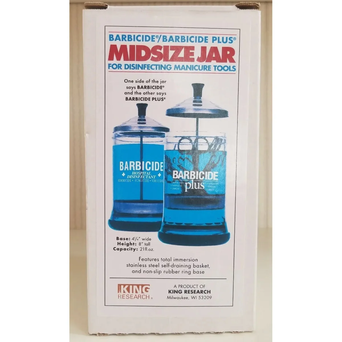 Barbicide Midsize Jar for Disinfecting Manicure Tools - Image 3