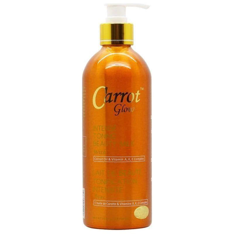 Carrot Glow Intense Toning Beauty Milk with Carrot Oil & Vitamin A,K,E Complex 500ml