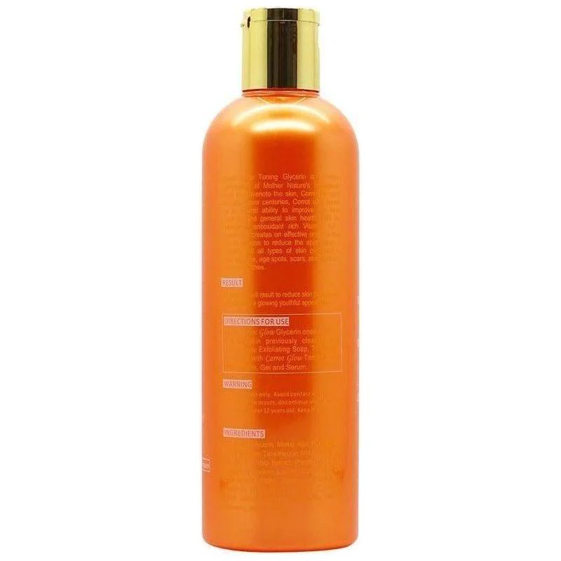 Carrot Glow Intense Toning Glycerin with Carrot Oil & A,K,E Complex 500ml - Image 3