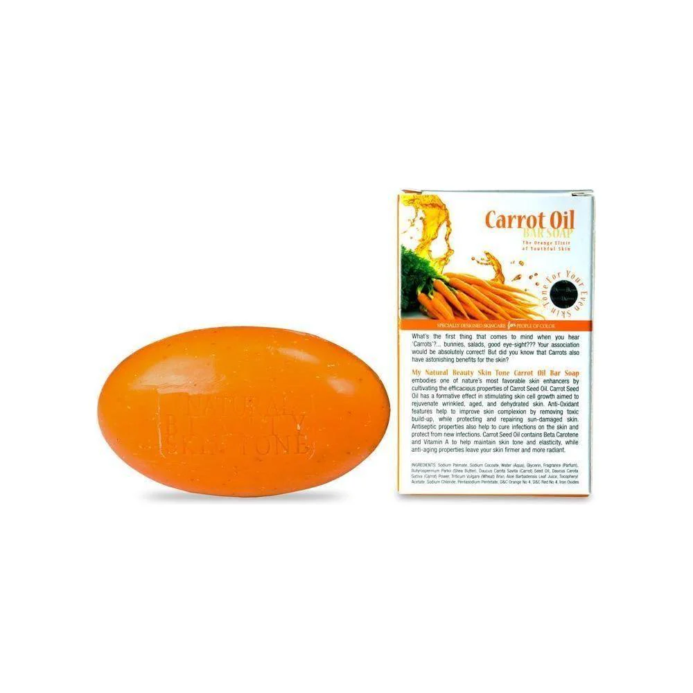 Clear Essence My Natural Beauty Skin Tone Carrot Oil Soap 6.1 Oz - Image 2