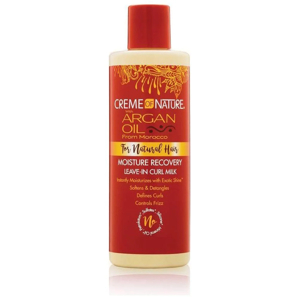 Creme Of Nature Argan Oil Moisture Recovery Leave-In Curl Milk 8oz