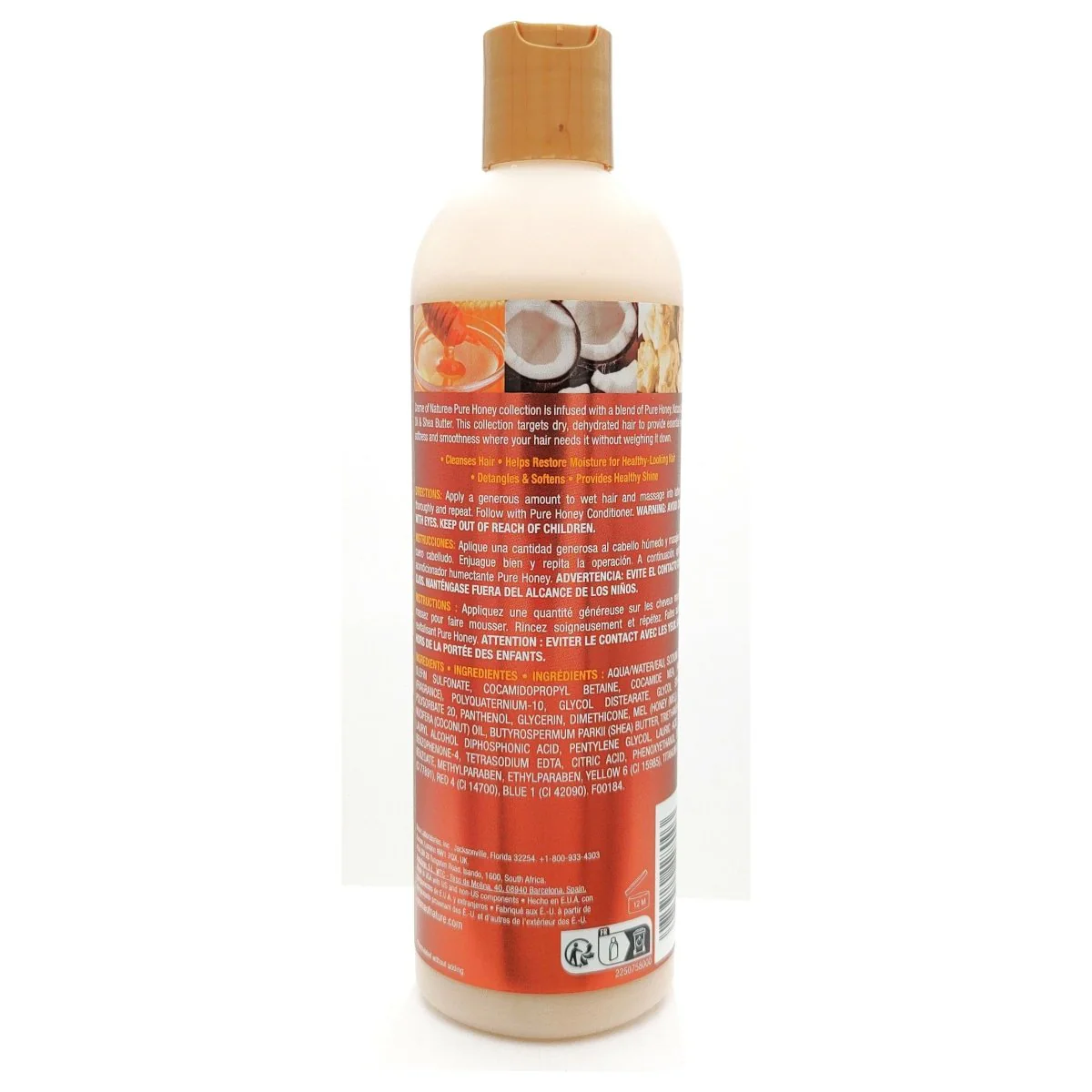 Creme of Nature Pure Honey Moisturizing Dry Defense Shampoo 355ml - Image 2