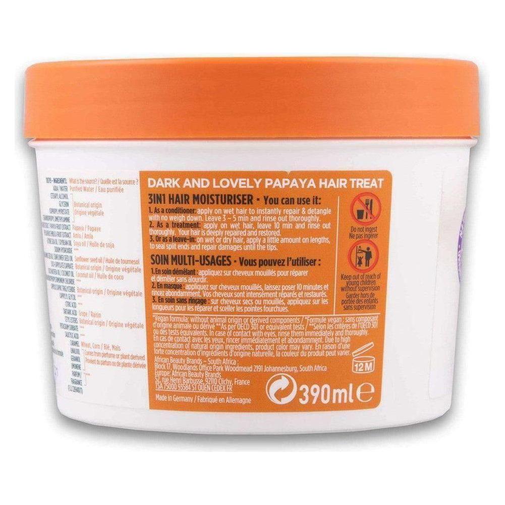 Dark & Lovely Hair Treatment Papaya 390ml - Image 3