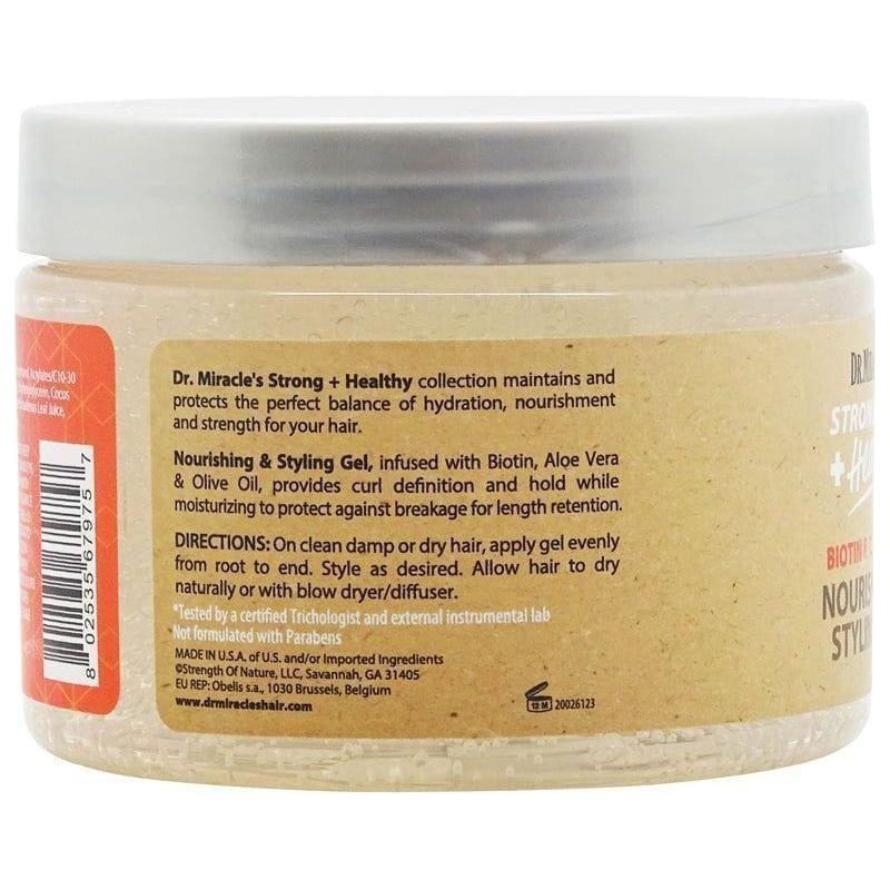 Dr. Miracle's Biotin & Aloe Vera Nourishing & Styling Gel 340g - Image 2