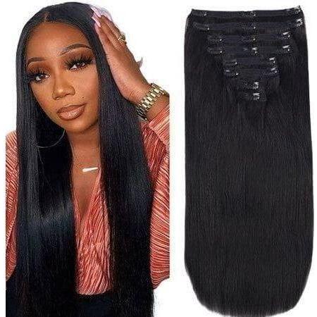 Dream Hair 8 Clip-in Hair Extensions Remy Hair/Human Hair, Remy Echthaar