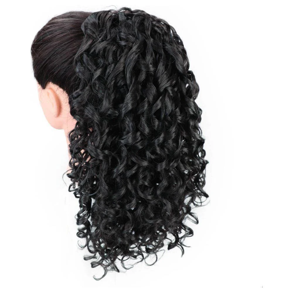 Dream Hair Afro Curly Wave Ponytail 14" - Synthetic Hair - Image 2