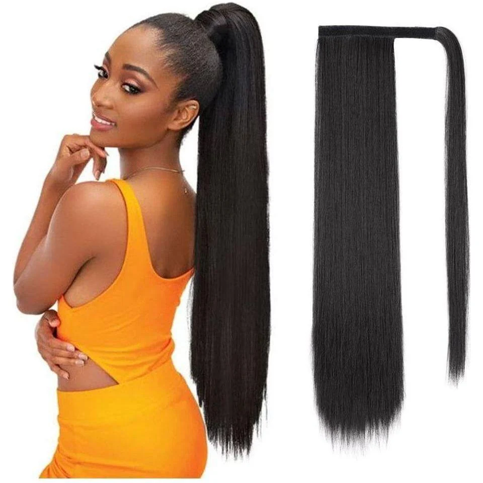 Dream Hair Curly Wavy Wrap Ponytail 22" - Kunsthaar