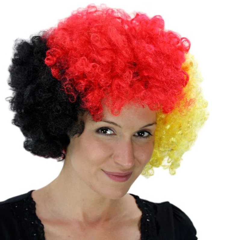 Dream Hair Wig Afro Country Flags Medium Kunsthaar
