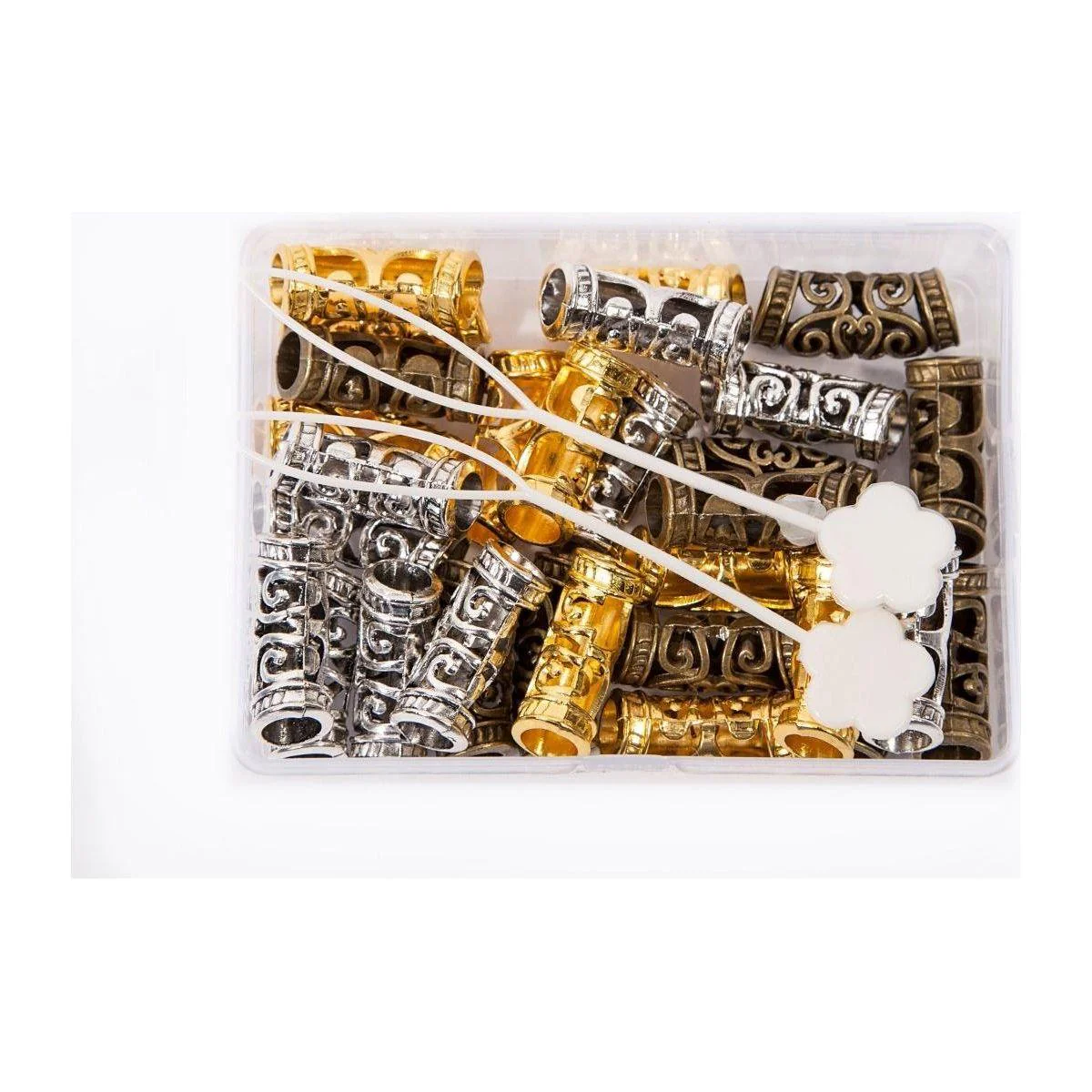Dreamfix 32Pcs African Hair Beads 4 Styles - Image 5