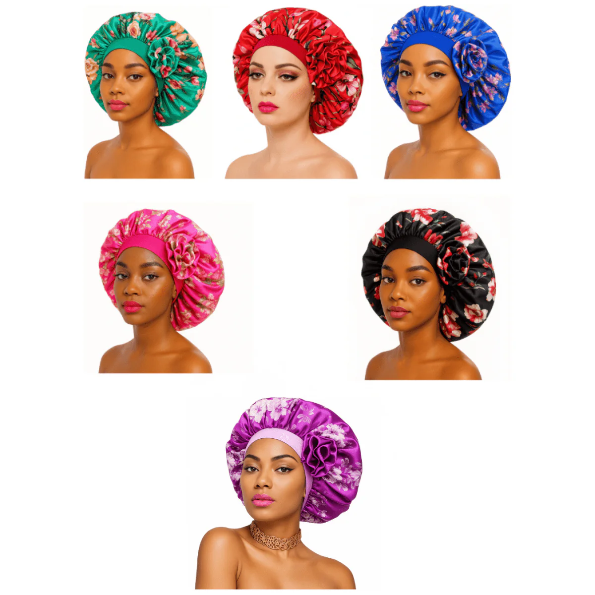 Dreamfix 3D Blume Bonnet - Erwachsene