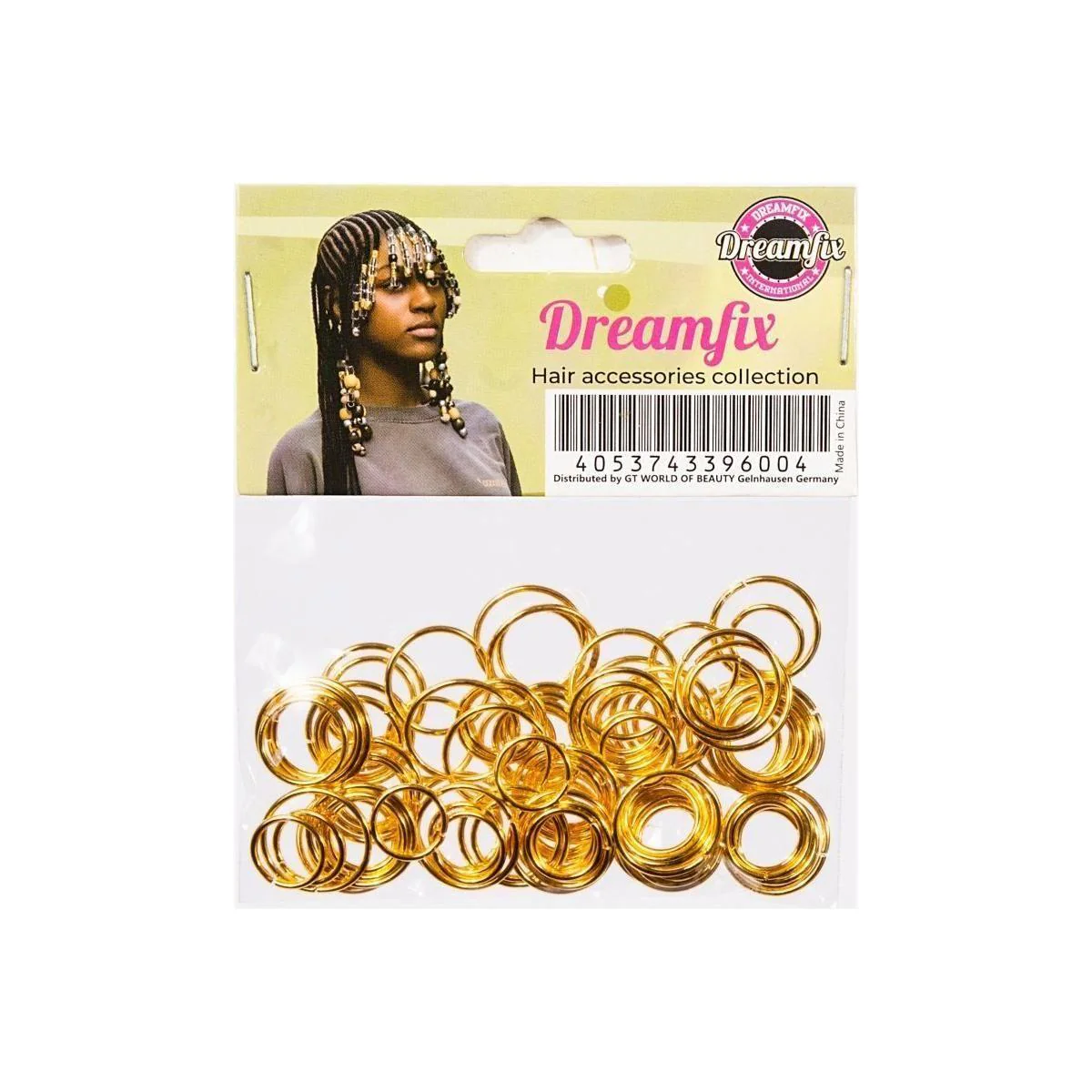 Dreamfix African Women Spring Twist Hair Rings 100 pcs