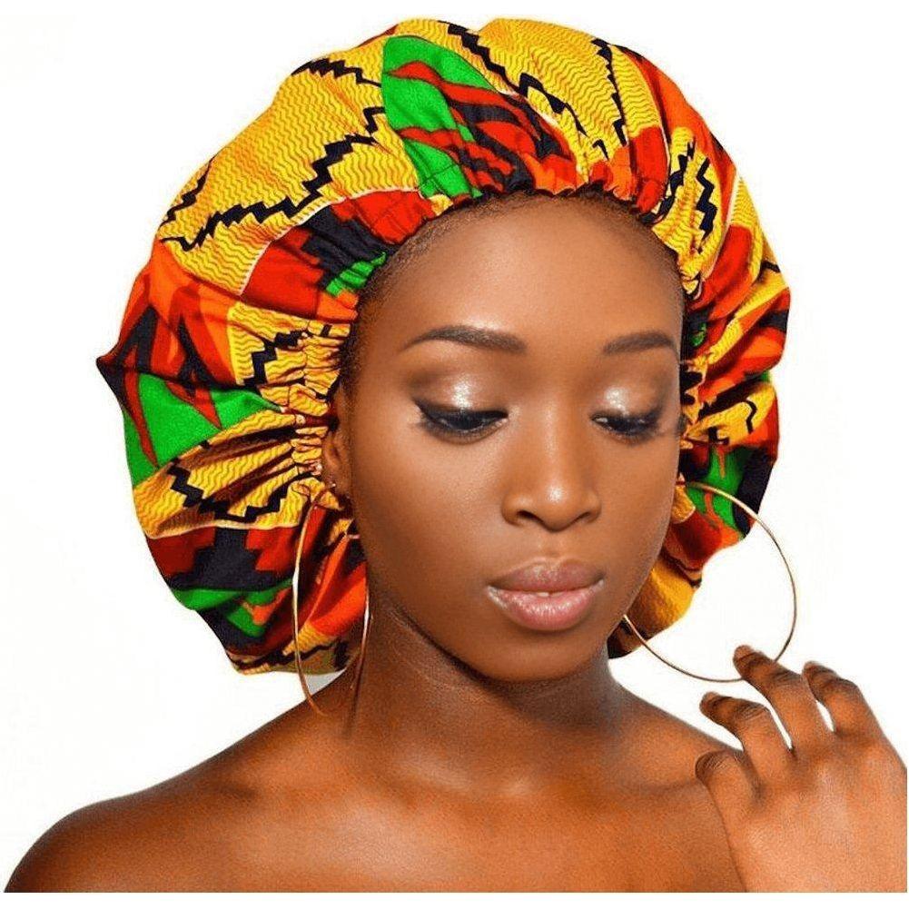 Dreamfix Ankara Print Bonnet Adult - Image 2