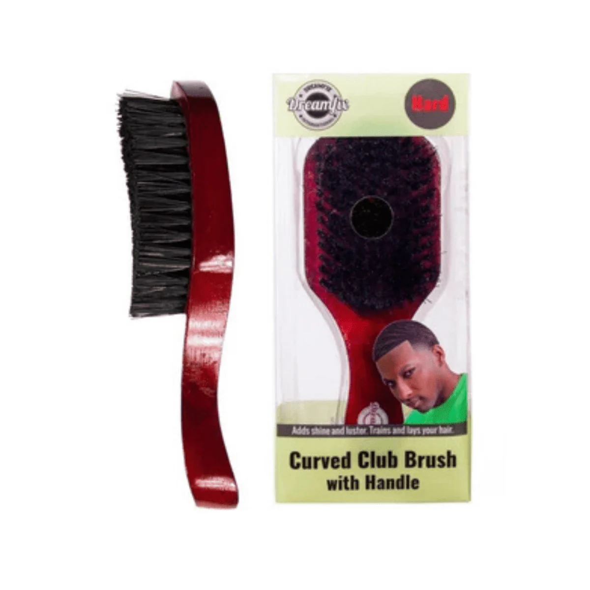 Dreamfix Curved Club Brush with Handle Soft /Hard - Image 10