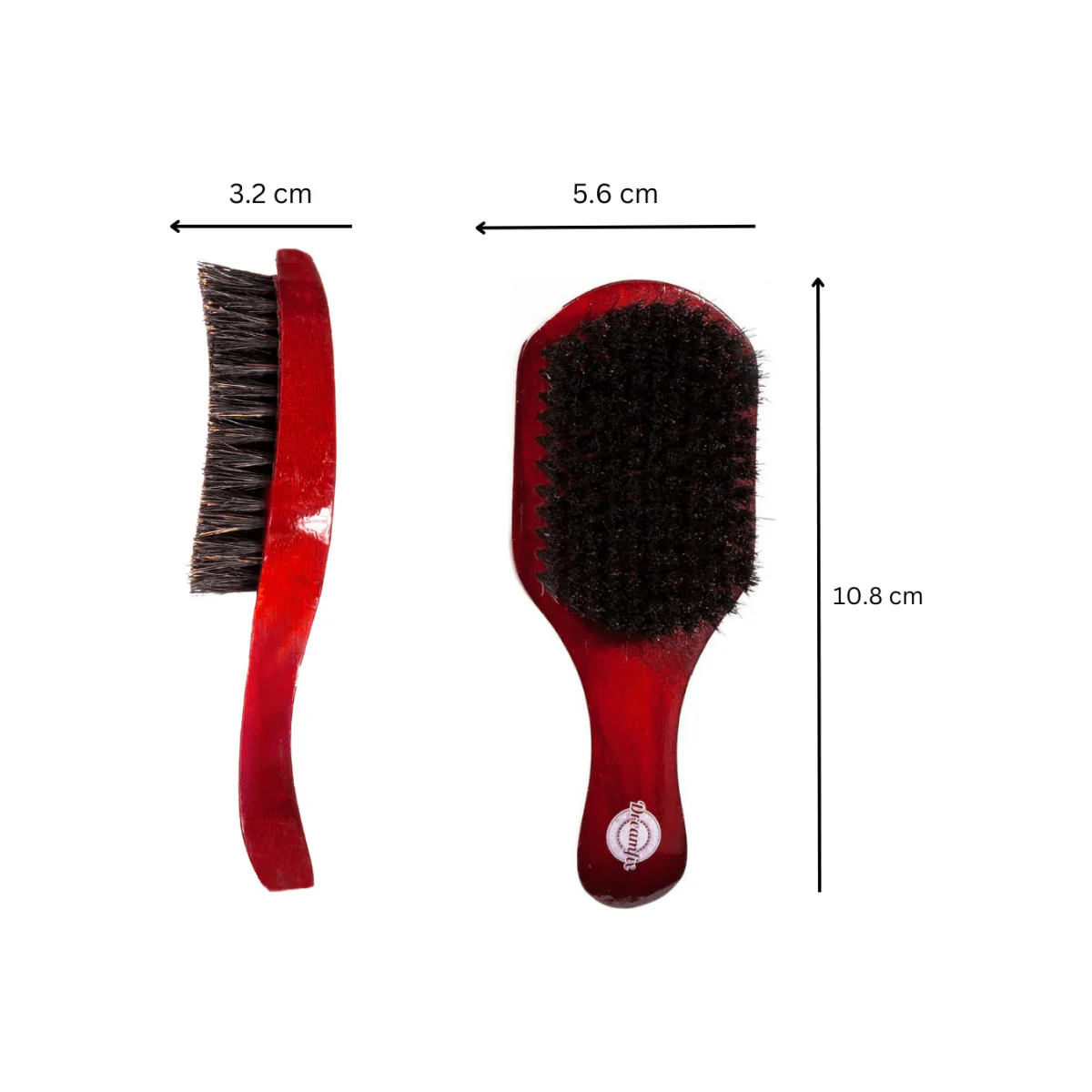 Dreamfix Curved Club Brush with Handle Soft /Hard - Image 2