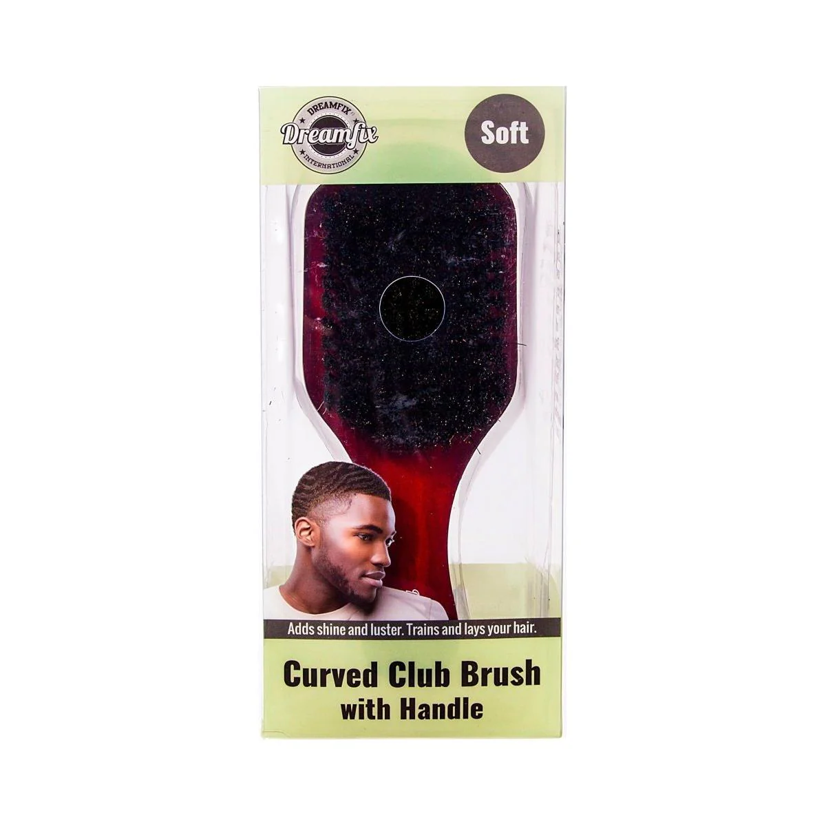 Dreamfix Curved Club Brush with Handle Soft /Hard - Image 5