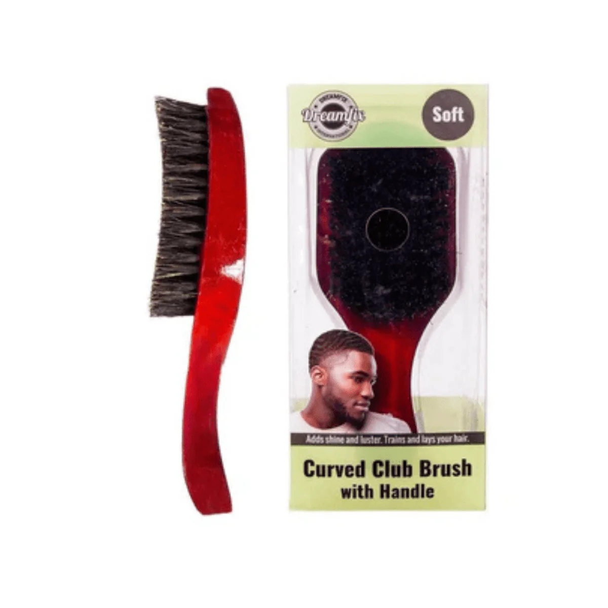 Dreamfix Curved Club Brush with Handle Soft /Hard - Image 6