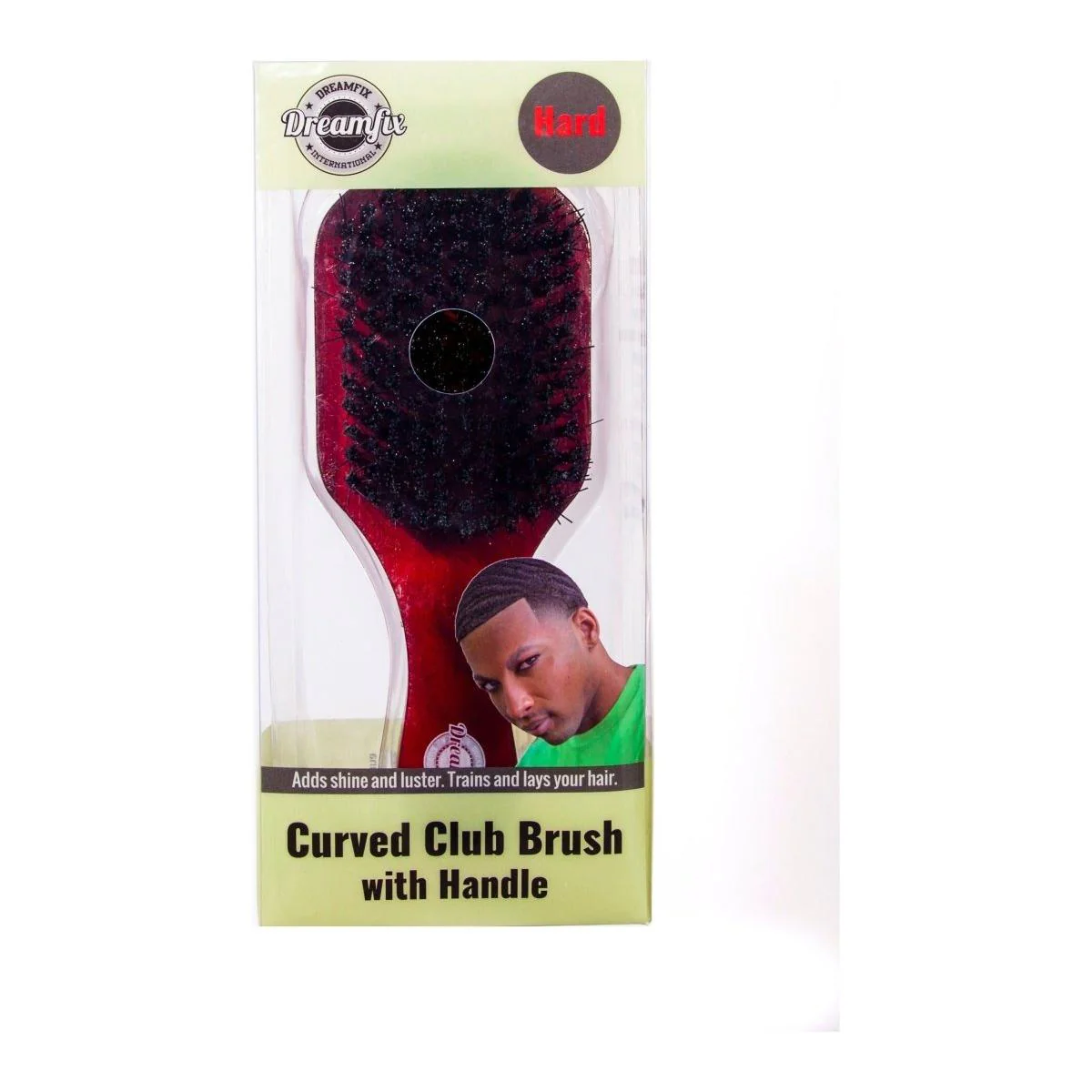 Dreamfix Curved Club Brush with Handle Soft /Hard - Image 9