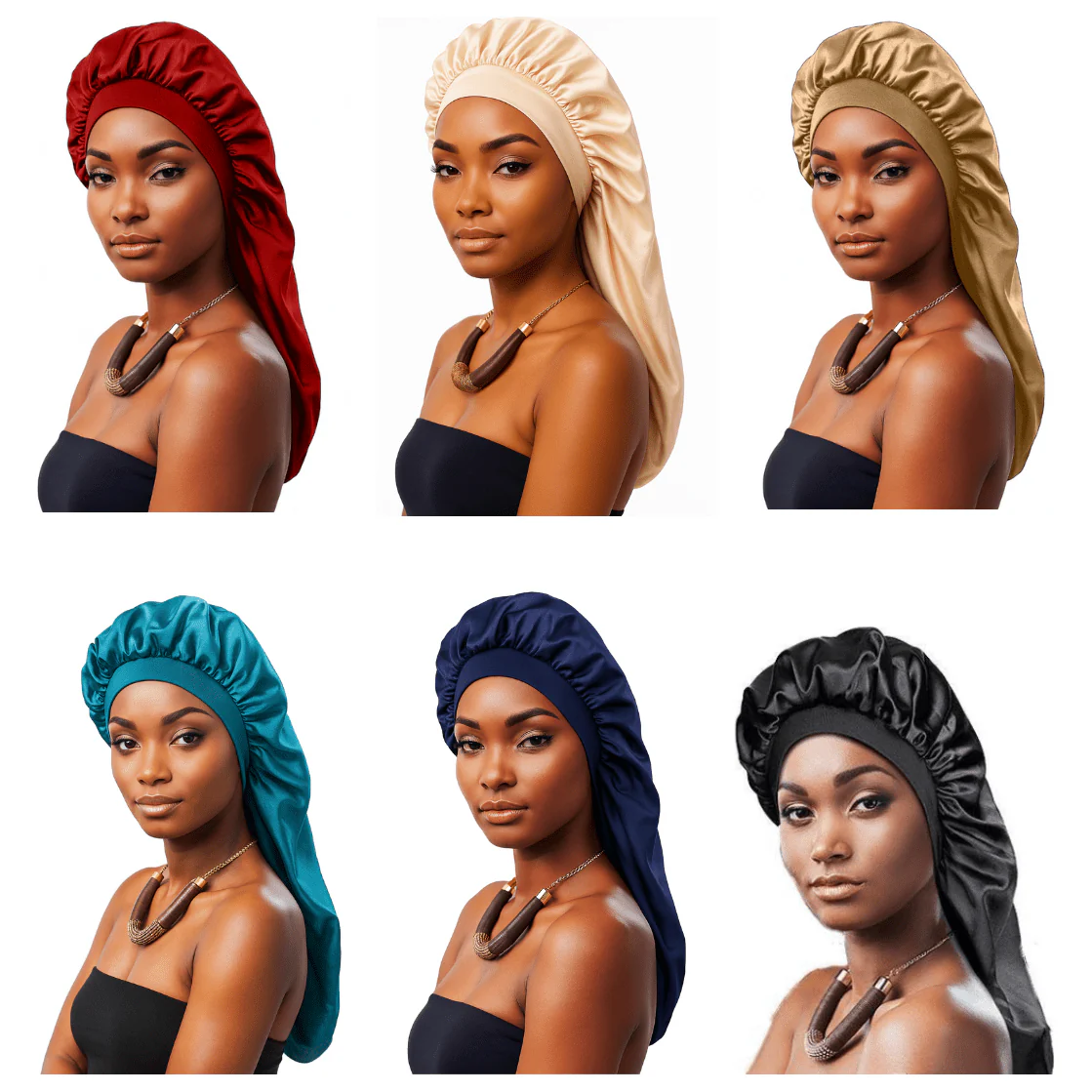 Dreamfix Double Layer Long Hair Bonnet
