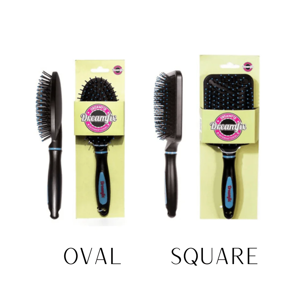 Dreamfix Square Hair Brush Black Square/Oval