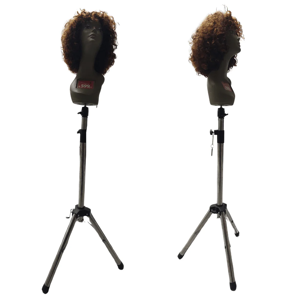 Dreamfix Mannequin Head Tripod Stand (Black) - Image 4