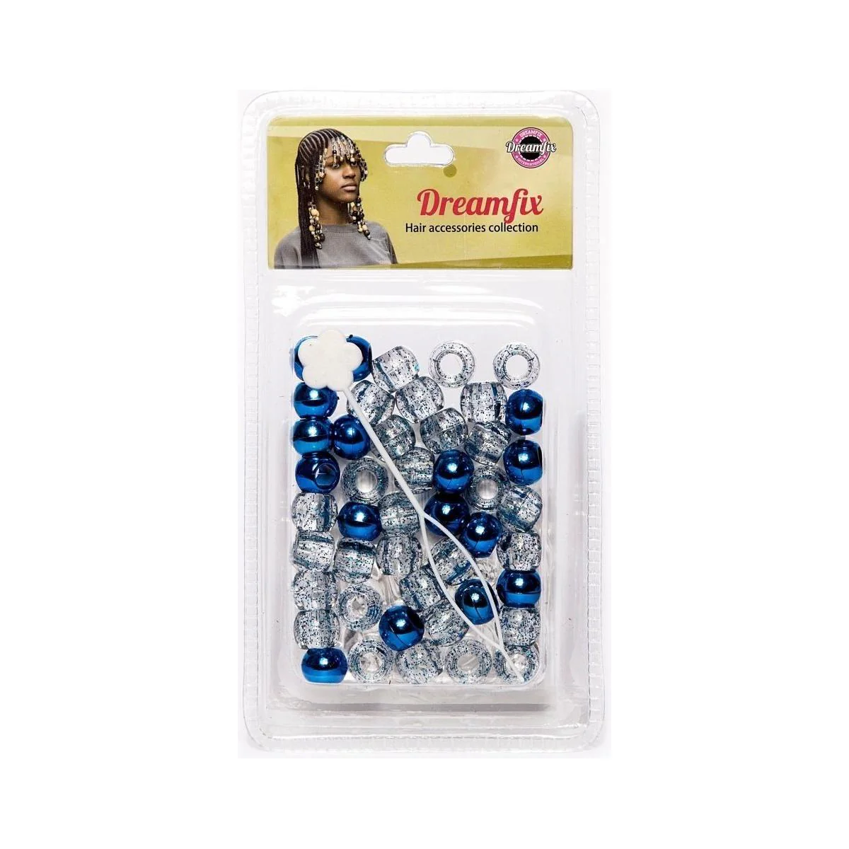 Dreamfix Plastic Hair Beads For Kids Assorted - Image 21