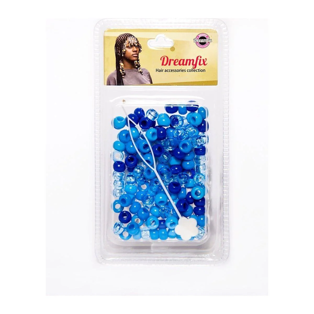 Dreamfix Plastic Hair Beads For Kids Assorted - Image 28
