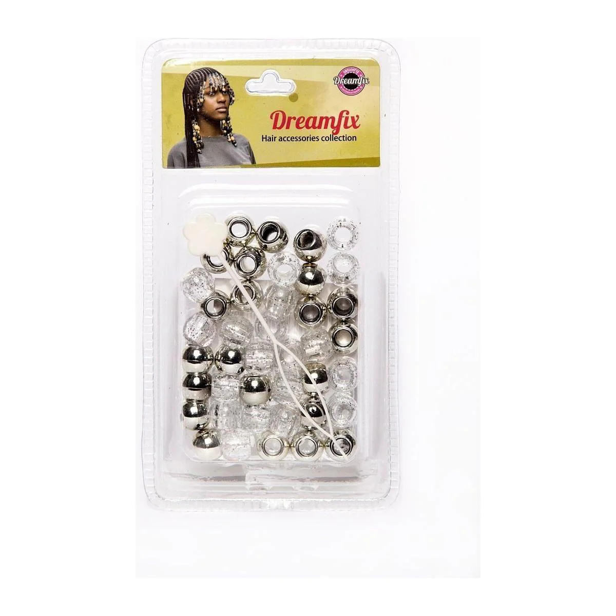 Dreamfix Plastic Hair Beads For Kids Assorted - Image 5