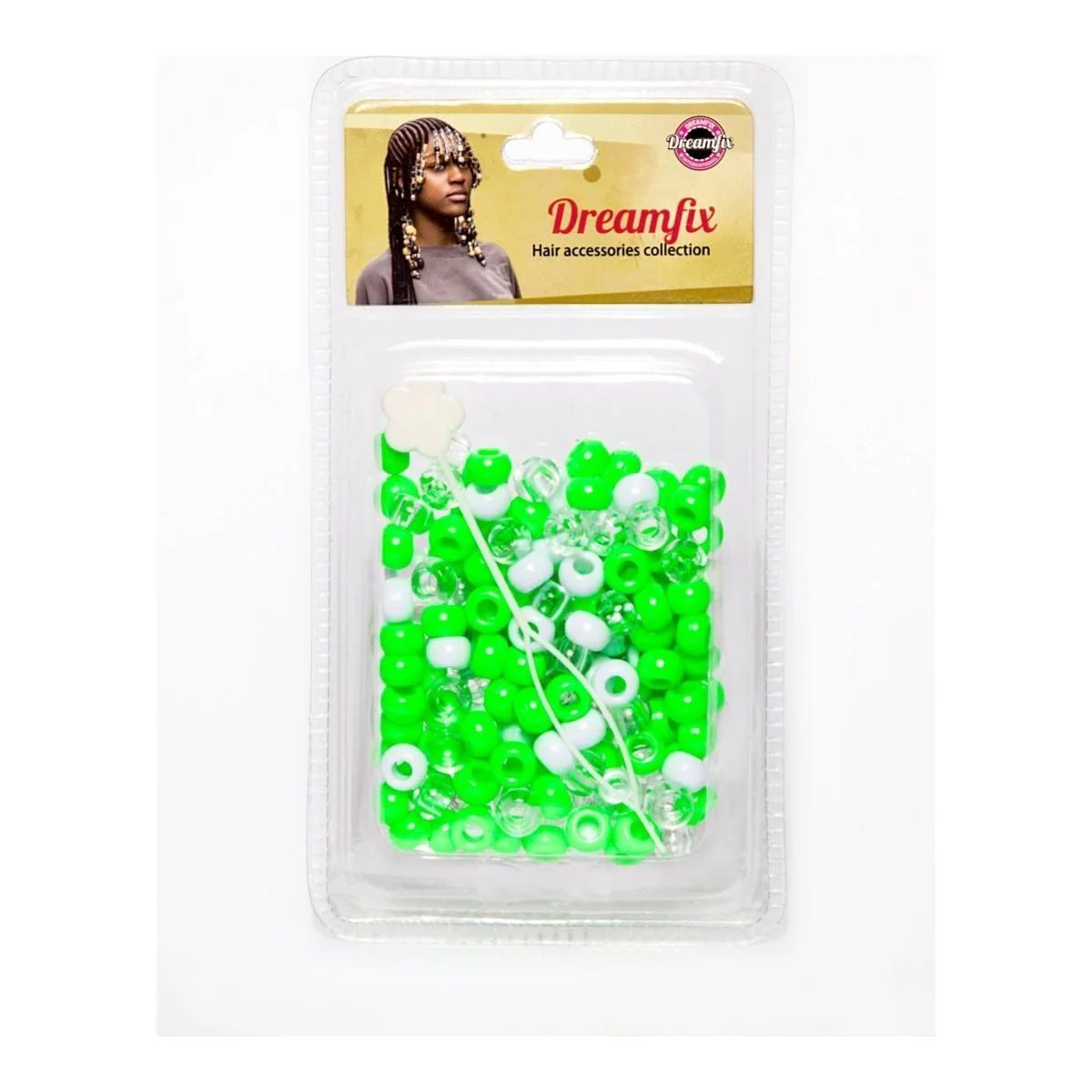 Dreamfix Plastic Hair Beads For Kids Assorted - Image 7