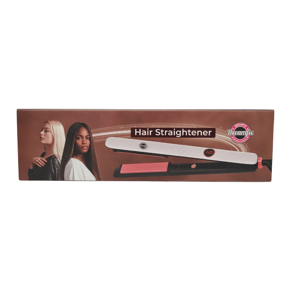 Dreamfix Salon Hair Straightener with LCD Display (White) - Image 4