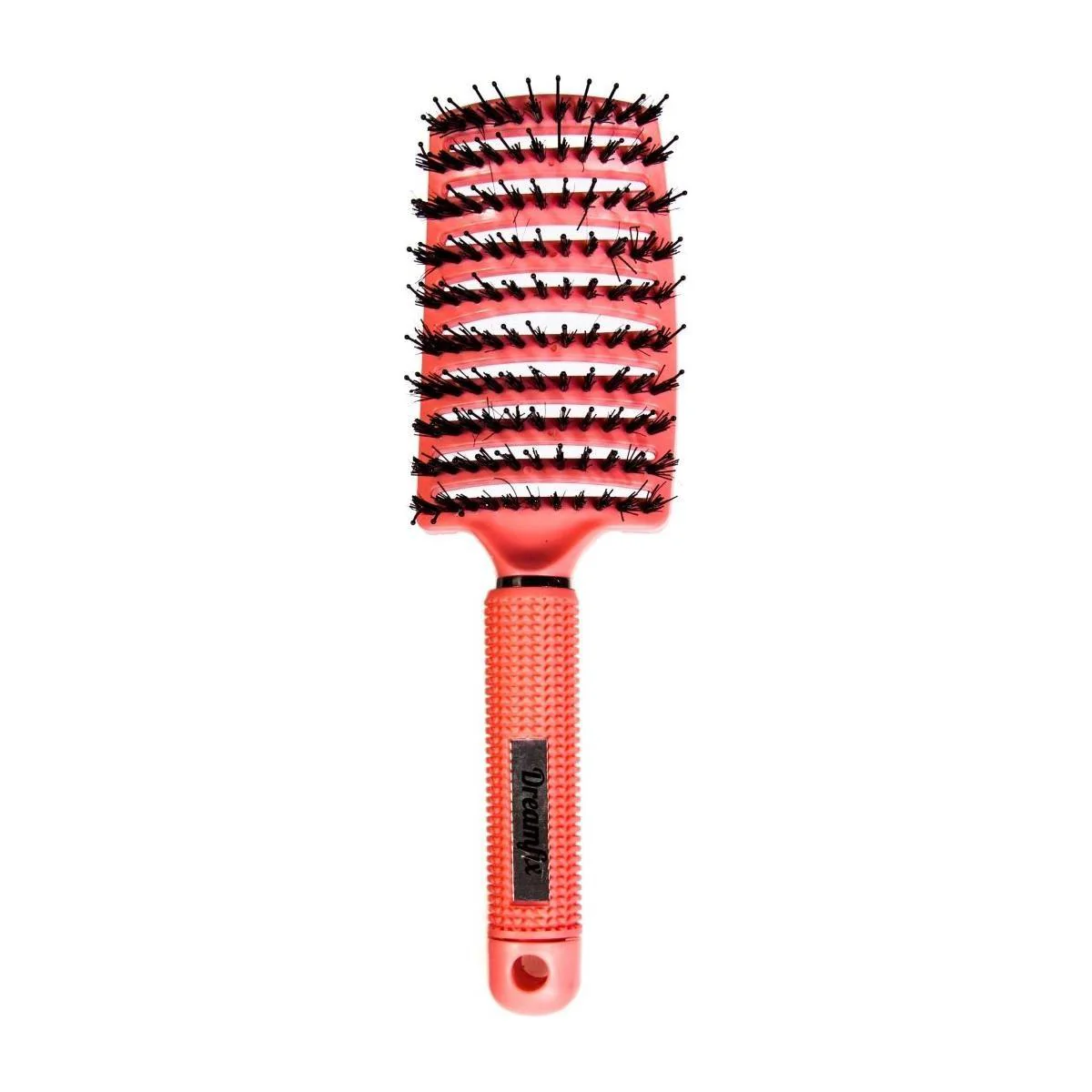 Dreamfix Vent Hair Brush w/Nylon & Boar Bristle Pink - Image 2