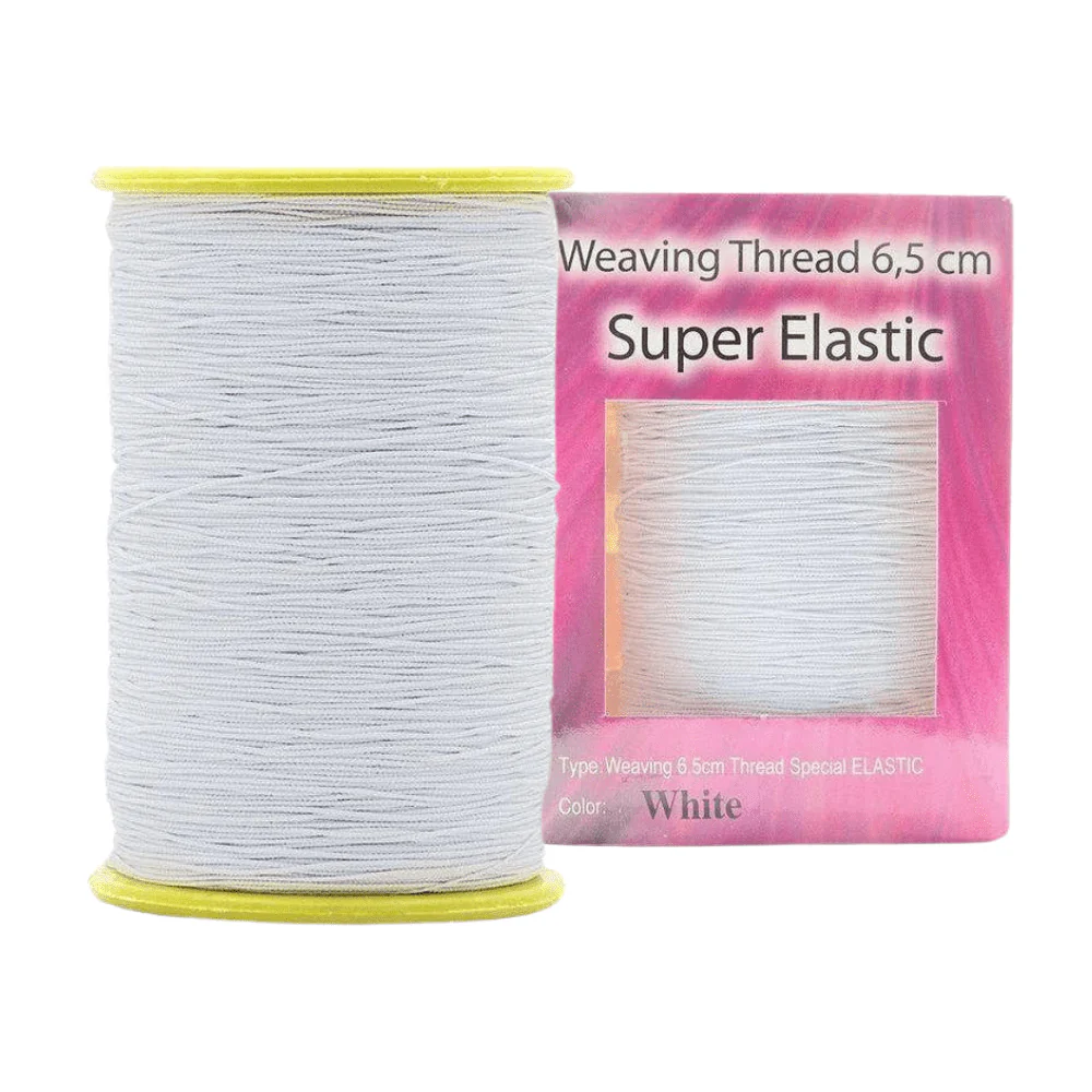 Dreamfix Weaving 6,5cm Thread SUPER ELASTIC Honey Blonde/ White - Image 3